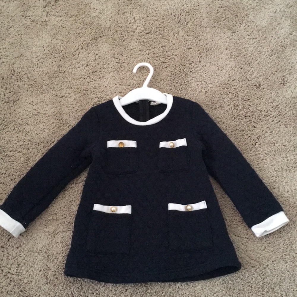 Toddler Navy Dress